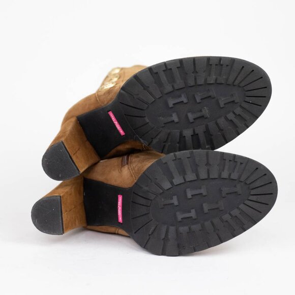 Isaac Mizrahi Gabina Suede Boots Booties 7.5 - Picture 9 of 11